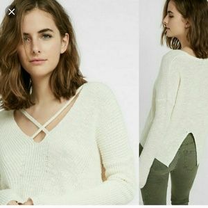 Express crop sweater